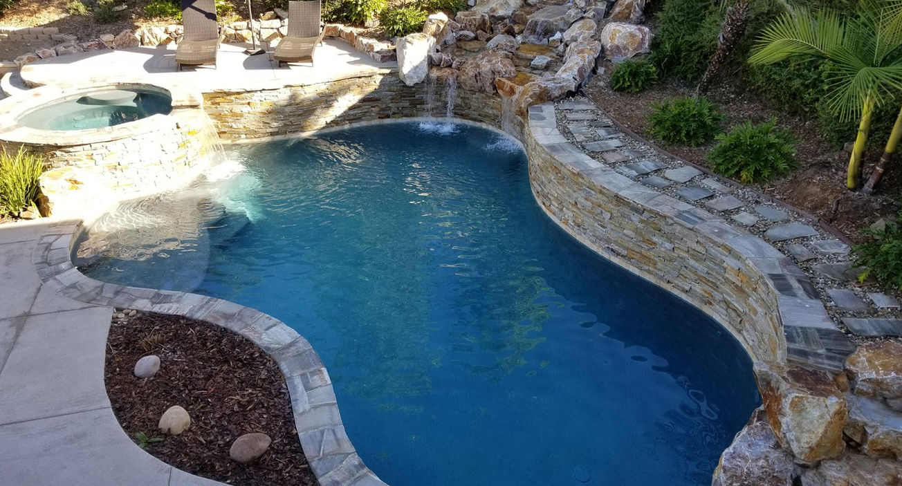 Custom Pool and Hardscape
